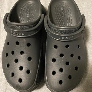 Black Crocs